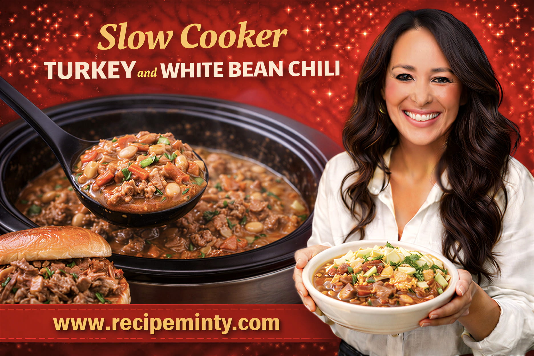 Slow Cooker Turkey and White Bean Chili