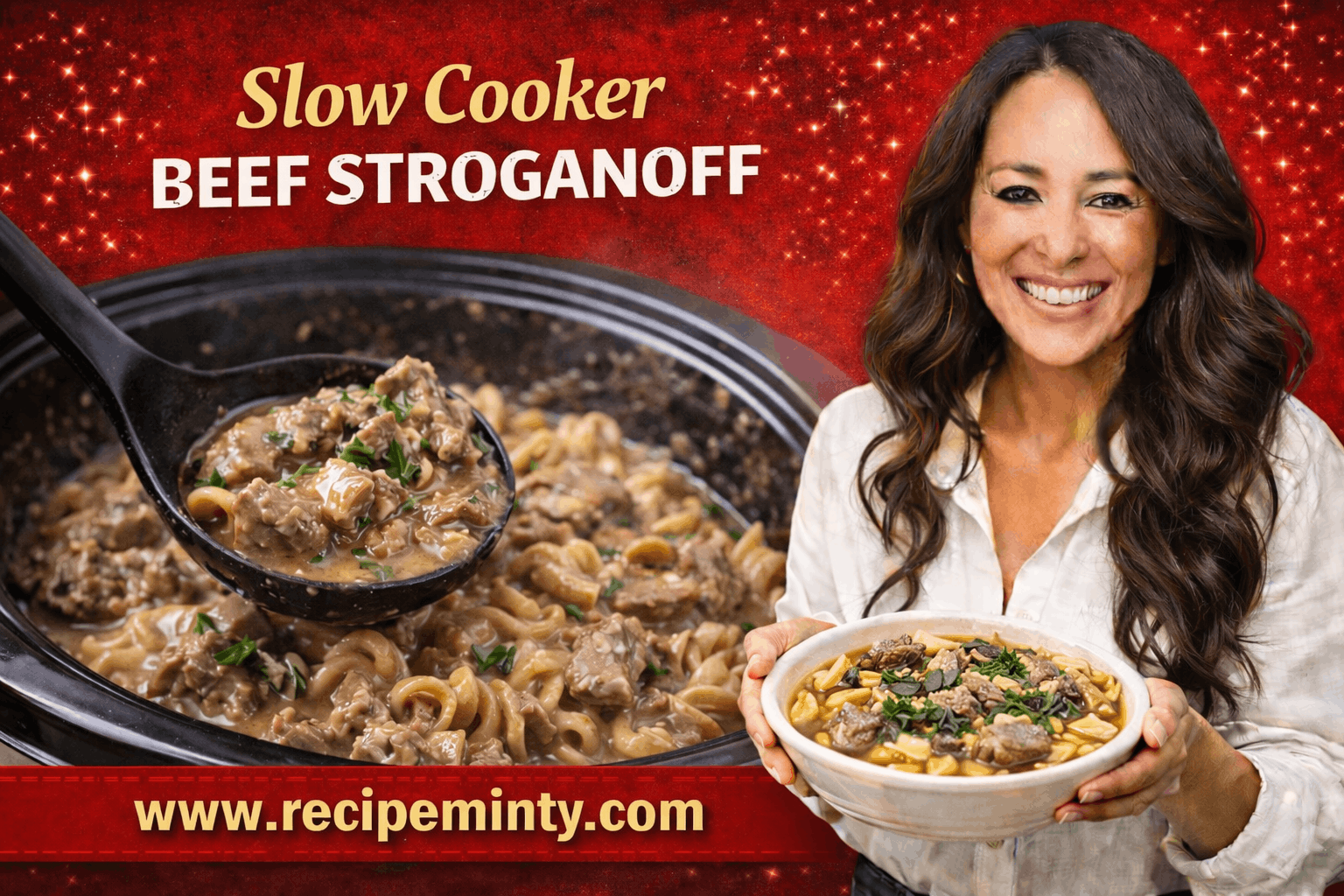 Slow Cooker Beef Stroganoff