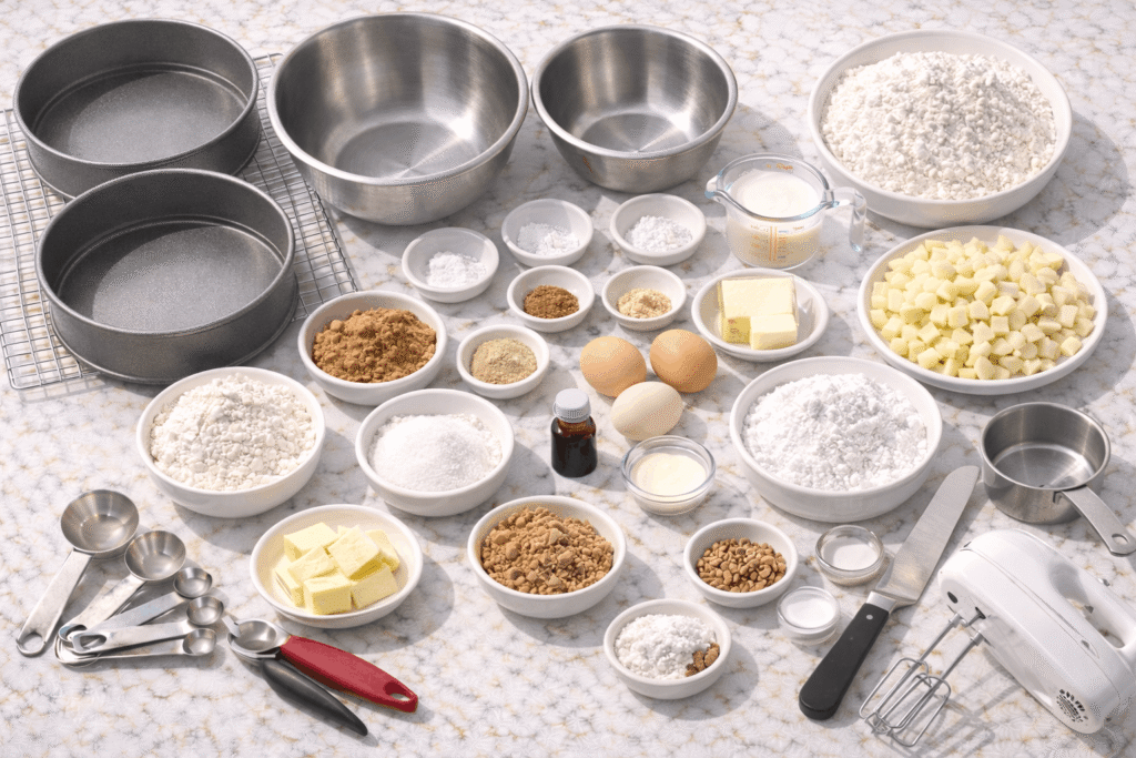 Apple Spice Cake with Cream Cheese Frosting