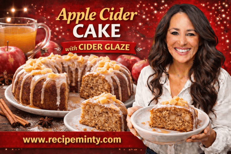 Apple Cider Cake with Cider Glaze