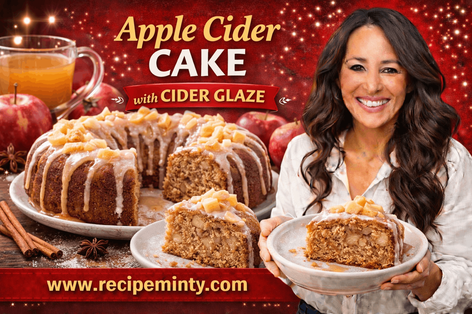 Apple Cider Cake with Cider Glaze