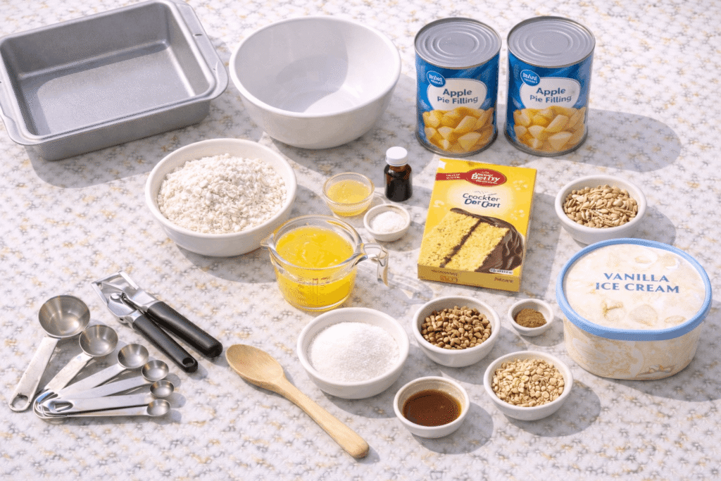 Apple Cinnamon Dump Cake