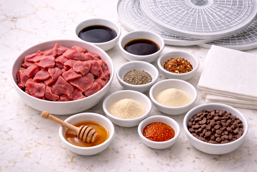 Beef Jerky Recipe (Dehydrator Method)