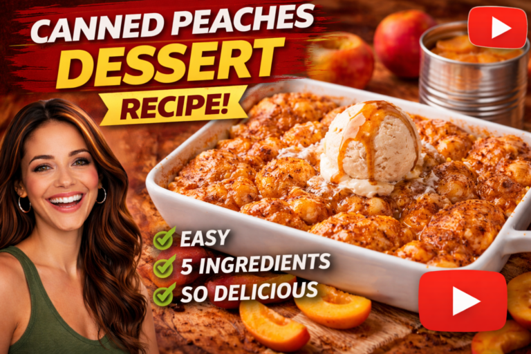 Canned Peaches Dessert Recipe