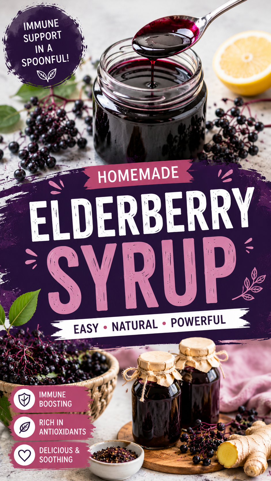 I Started Making My Own Elderberry Syrup and I'm Never Buying It Again