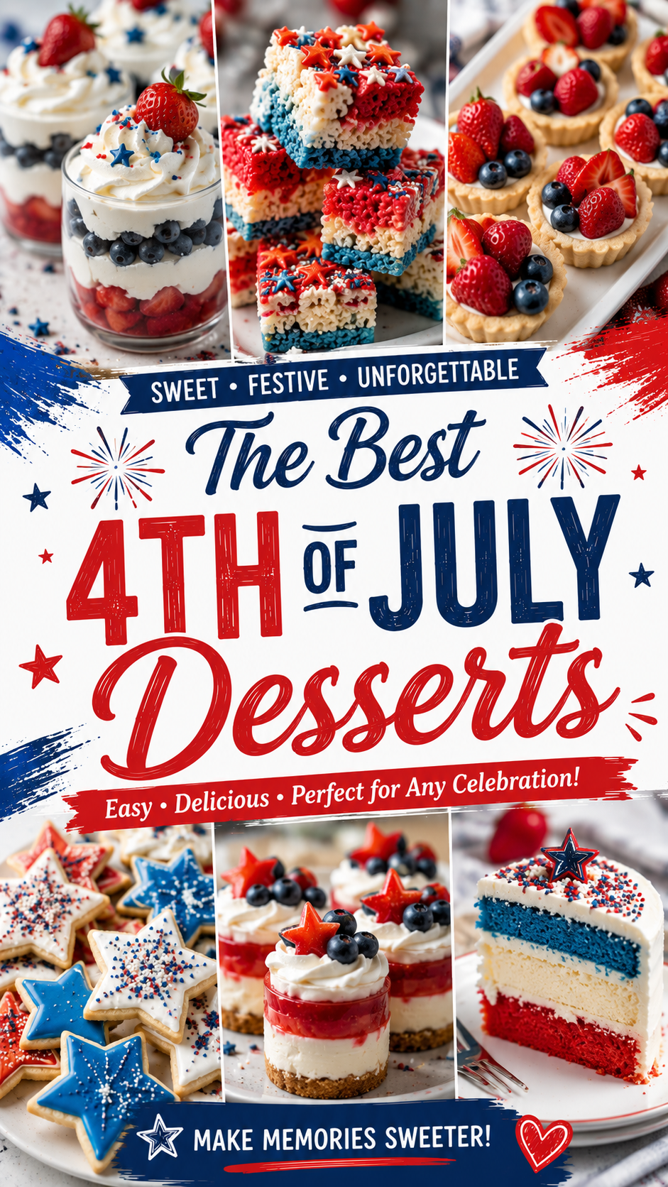 The Best 4th of July Desserts: Sweet, Festive & Unforgettable