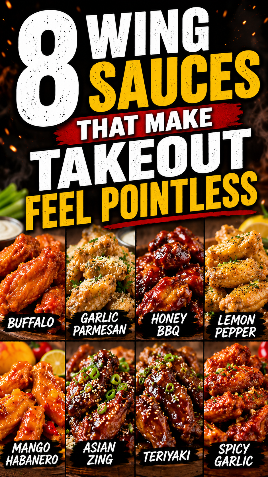 8 Wing Sauces That Make Takeout Feel Pointless