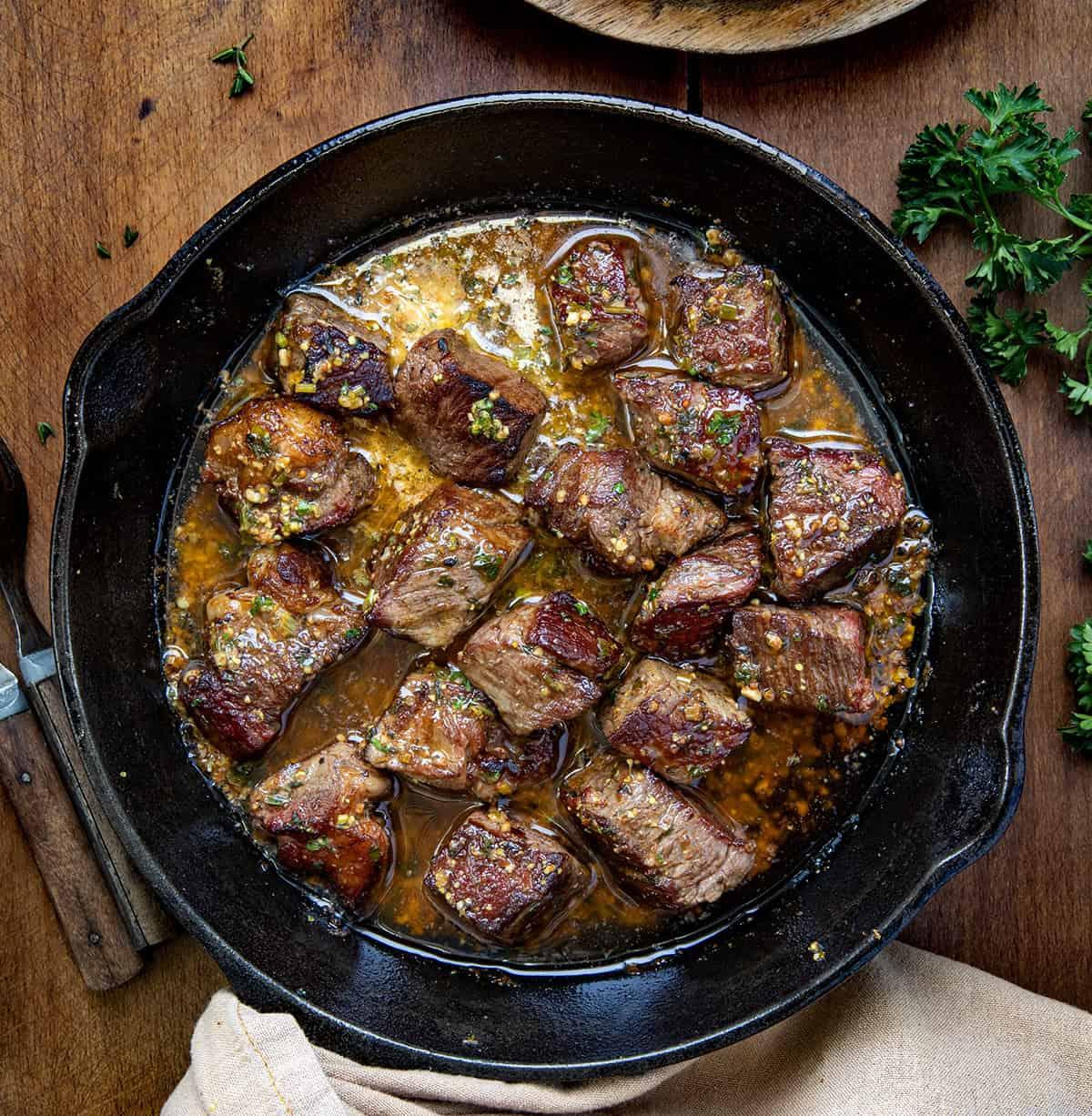 Cowboy Butter Steak Bites Recipe